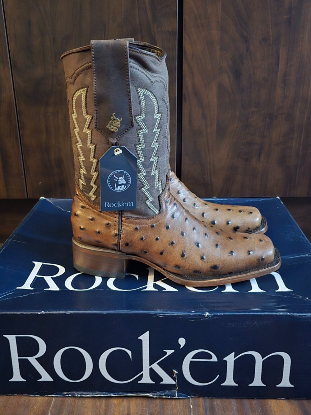 Rock'Em Men's Boots | Brown and Tan Boots | Retail price: $179.99
